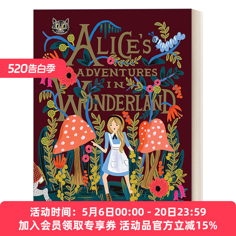 爱丽丝梦游仙境 Puffin in Bloom精装海雀繁花经典 英文原版 Alice's Adventures in Wonderland 英文版 进口英语原版书籍
