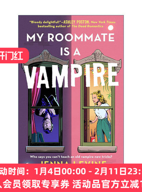 英文原版 My Roommate Is a Vampire 我的室友是吸血鬼 浪漫喜剧小说 Jenna Levine 英文版 进口英语原版书籍