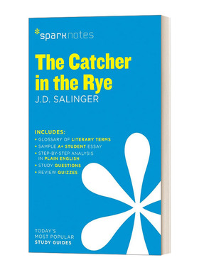 麦田里的守望者 英文原版 The Catcher in the Rye SparkNotes Literature Guide 塞林格 文学导读系列 英文版 进口英语原版书籍