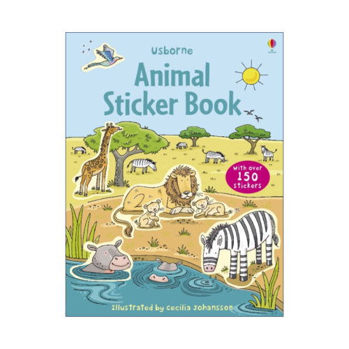 英文原版 Usborne First Sticker Book Animal 第一本贴纸书 动物 英文版 进口英语原版书籍