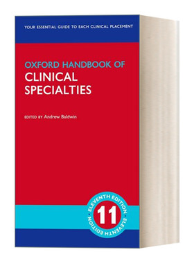 牛津临床专业手册 英文原版 Oxford Handbook of Clinical Specialties 英文版 进口英语原版书籍