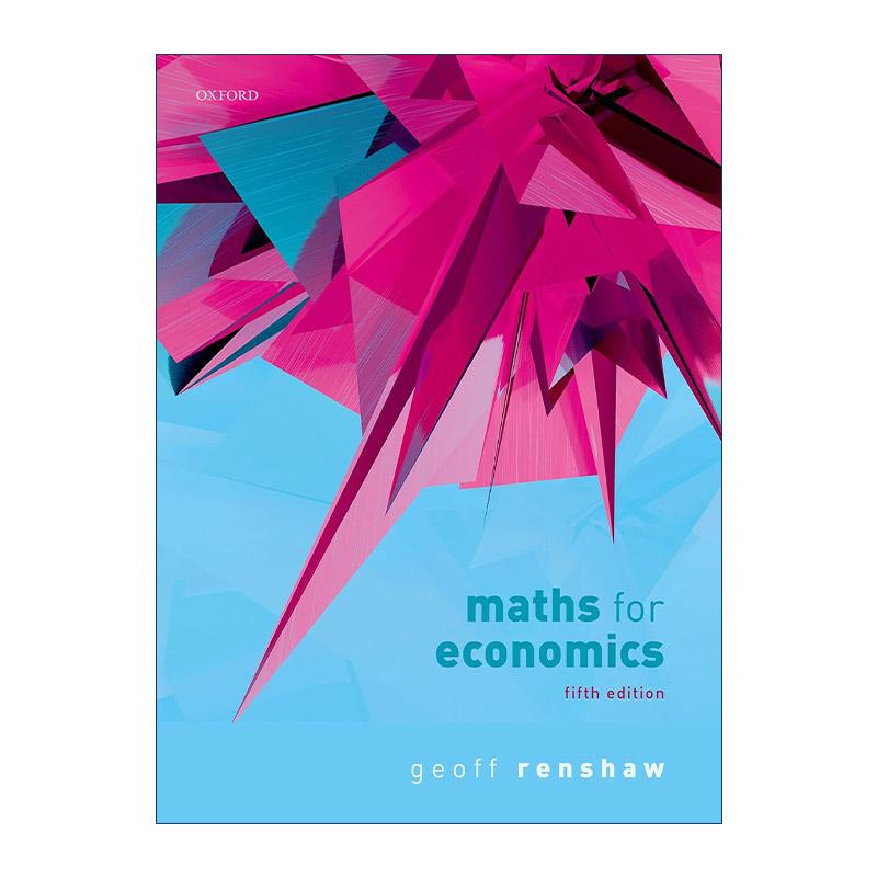 英文原版 Maths for Economics 经济学数学 Geoff Renshaw 英文版 进口英语原版书籍