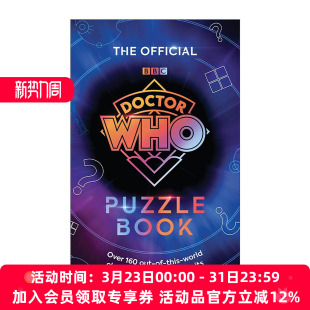 英文版 书籍 Doctor Book 神秘博士官方谜题书 Puzzle Official Who 进口英语原版 英文原版 160道神秘博士知识挑战 The