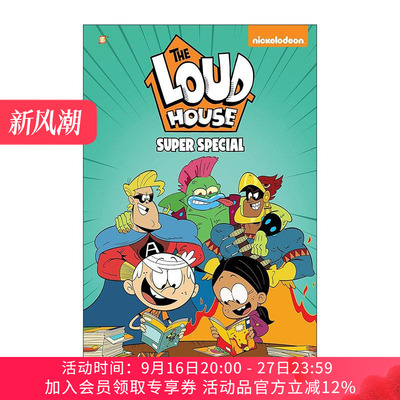 英文原版 The Loud House Super Special 喧闹一家亲 超特辑 儿童全彩幽默漫画 英文版 进口英语原版书籍