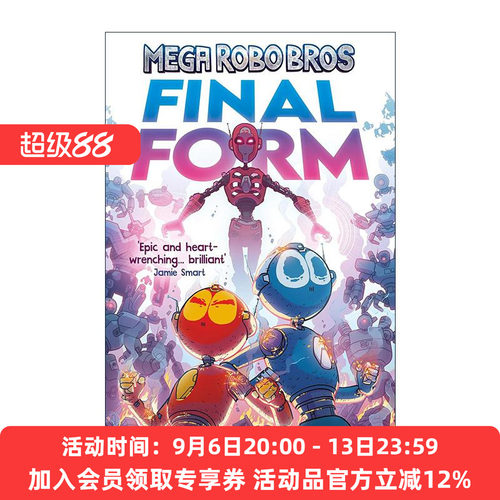 英文原版 Mega Robo Bros 8 Final Form 超级机器兄弟8 Neill Cameron少儿漫画 英文版 进口英语原版书籍