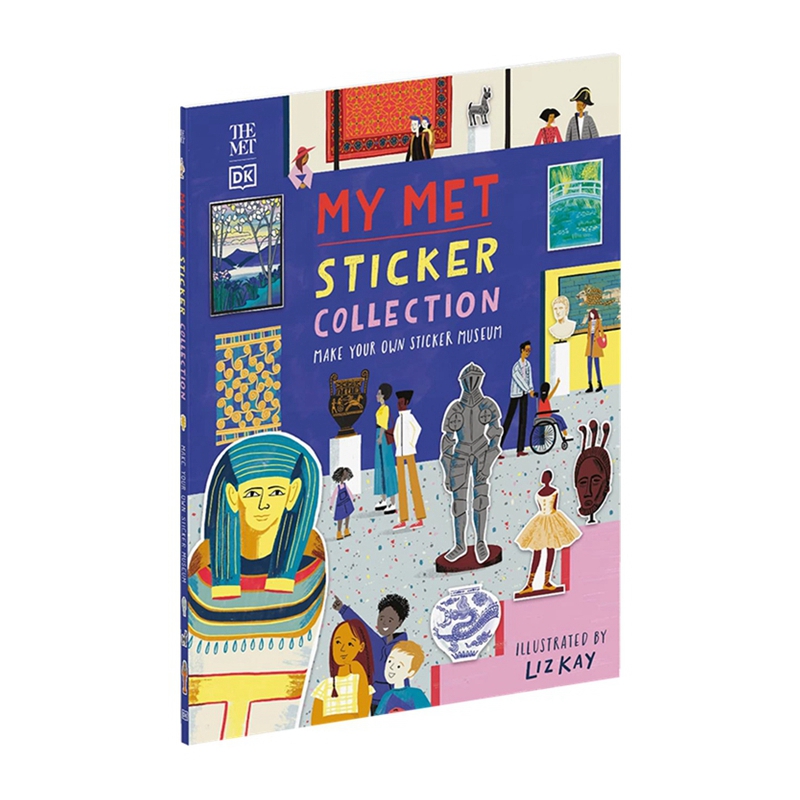 大都会博物馆 英文原版 My Met Sticker Collection SETM课外读物 附贴纸 知识类图画书 艺术启蒙 英文版