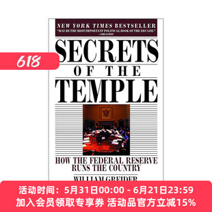 英文原版 Secrets of the Temple 美联储 威廉·格雷德 英文版 进口英语原版书籍