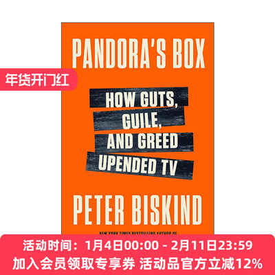 英文原版 Pandora's Box 潘多拉之盒 本能 狡猾和贪婪如何颠覆电视 精装 2023年财富书单 英文版 进口英语原版书籍