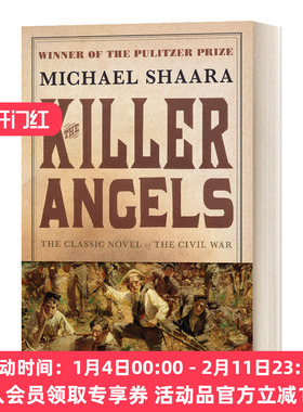 英文原版小说 The Killer Angels 决战葛底斯堡 美国内战三部曲 迈克尔•夏拉Michael Shaara 英文版 进口英语原版书籍