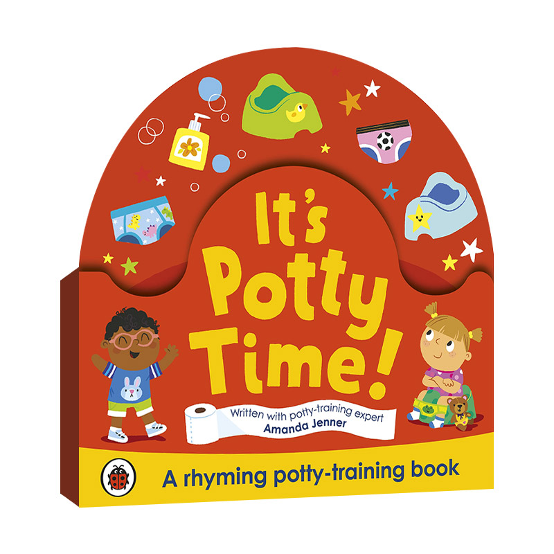 学如厕时间 英文原版绘本 It's Potty Time 儿童行为早教纸板书 英文版 进口英语原版书籍