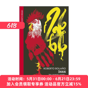 英文原版 2666 罗贝托·波拉尼奥 Vintage红脊经典 英文版 进口英语原版书籍