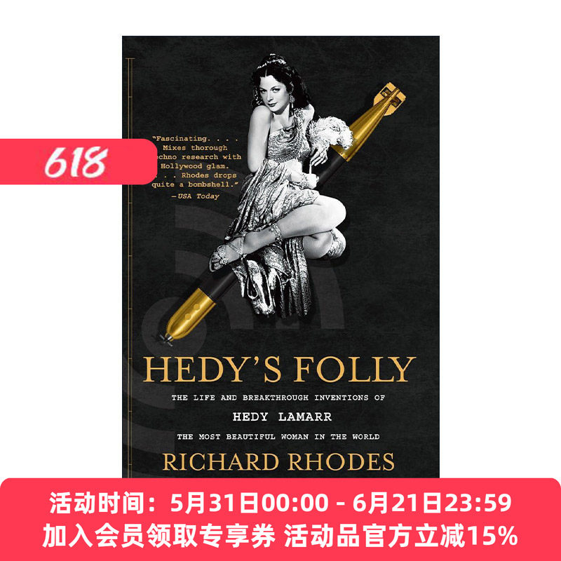 英文原版 Hedy's Folly 海蒂·拉玛传 WIFI之母 普利策奖得主Richard Rhodes 英文版 进口英语原版书籍