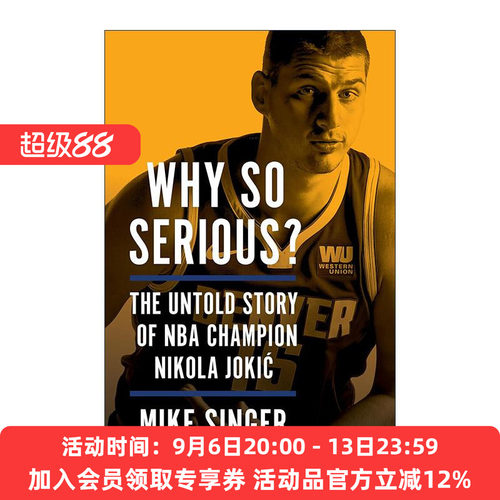 英文原版 Why So Serious 尼古拉·约基奇不为人知的故事 NBA总冠军 精装 英文版 进口英语原版书籍