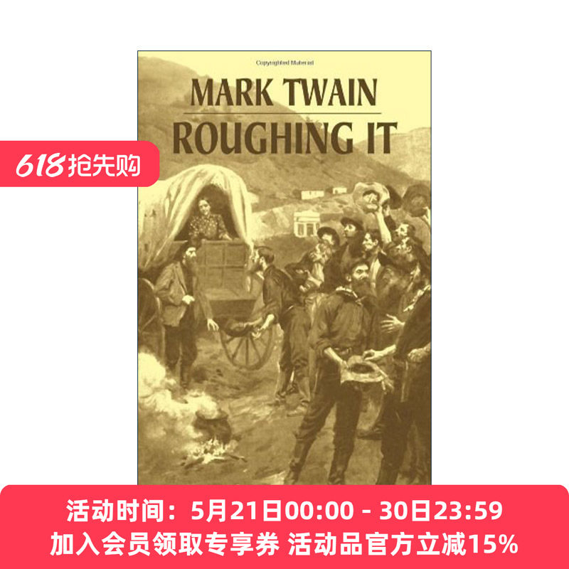 英文原版 Roughing It 苦行记 艰苦岁月 Mark Twain马克吐温英文版 进口英语原版书籍