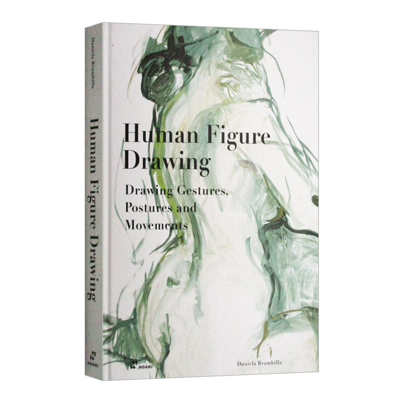 英文原版 Human Figure Drawing Drawing Gestures Postures and Movements 人体绘画 手势 姿态和动作 精装 英文版 进口英语书籍