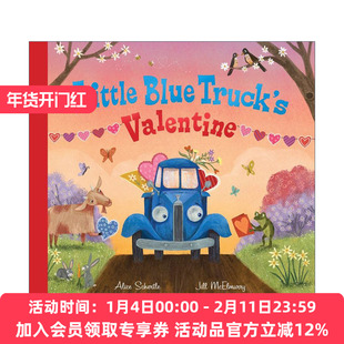 蓝色小卡车情人节 英文原版 Little Blue Truck's Valentine 纸板书 英文版 进口英语原版书籍