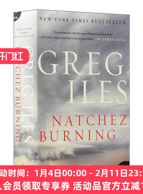 英文原版 Natchez Burning 燃烧的纳奇兹 律师佩恩·凯奇系列 纽约时报畅销书作者Greg Iles 英文版 进口英语原版书籍