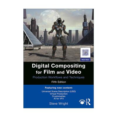 英文原版 Digital compositing for film and video 视效合成进阶教程 第5版 英文版 进口英语原版书籍