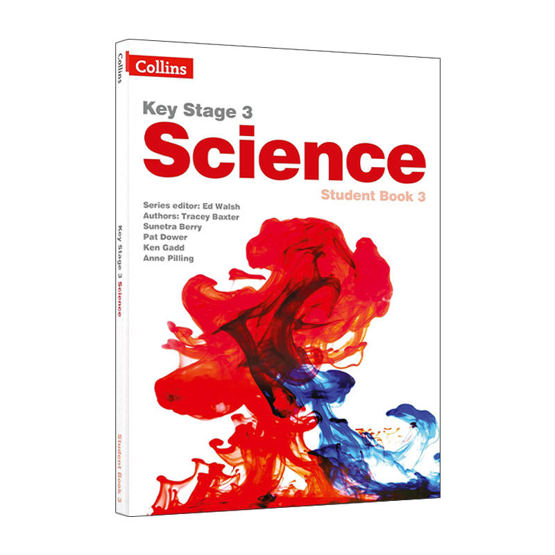 英文原版 Collins Key Stage 3 Science Student Book 3 柯林斯英国初中KS3科学学生用书3 第二版 英文版 进口英语原版书籍