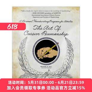 英文花式字体 英文原版 The Art of Cursive Penmanship 精装 螺旋装帧 英文版 进口英语原版书籍