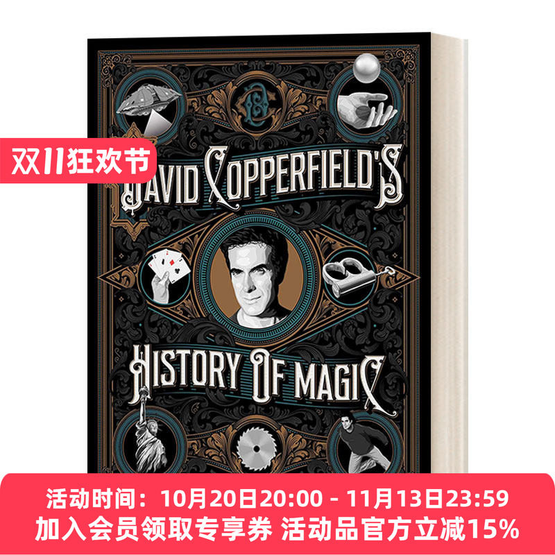 大卫·科波菲尔的魔术史 英文原版 David Copperfield's History of Magic 精装画册 英文版 进口英语原版书籍
