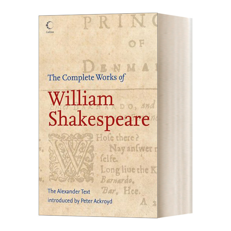 英文原版 The Complete Works of William Shakespeare The Alexander Text 莎士比亚作品集 亚历山大文本 英文版 进口英语书籍