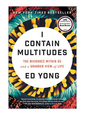 我包罗万象  英文原版 I Contain Multitudes 微生物视野下的生命图景全纪录 精装 英文版 进口英语原版书籍
