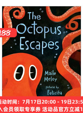 英文原版 The Octopus Escapes 八爪鱼大逃亡 儿童绘本 安徒生优秀插画家奖得主Felicita Sala 两全其美作者梅尔·梅洛 纸板书