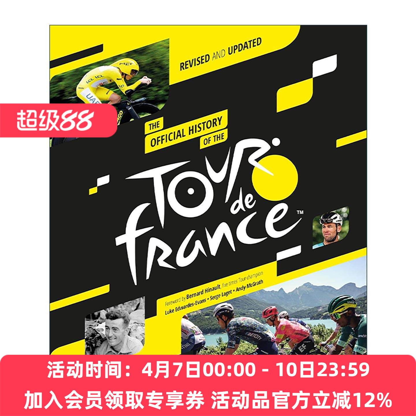 英文原版 The Official History of the Tour de France 2025 环法自行车赛历史 更新修订版纪念画册精装 进口英语原版书籍