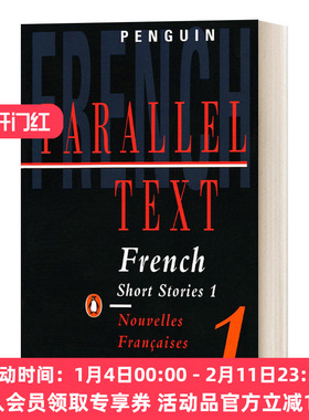 英文原版 Parallel Text: French Short Stories Volume 1   8篇双语短篇小说1  英语法语 学生课外语言学习 英文版 进口英语书