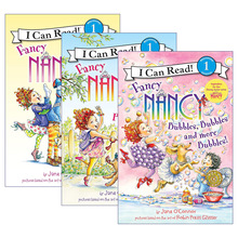 漂亮的南希3册  英文原版 I Can Read Level 1 Fancy Nancy 小俏妞希希分级阅读 英文版 进口英语原版书籍