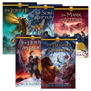 英文原版 The Heroes of Olympus 波西杰克逊第二季 奥林匹斯英雄系列1-5册 青少年奇幻冒险小说 Rick Riordan 英文版 进口原版书
