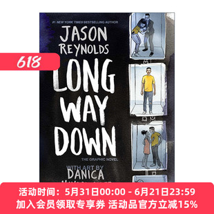 英文原版 Long Way Down 长路漫漫 图像小说 2018纽伯瑞银奖 2018普林兹银奖 英文版 进口英语原版书籍