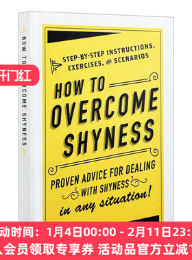 如何克服害羞  英文原版 How to Overcome Shyness 精装 英文版 进口英语原版书籍