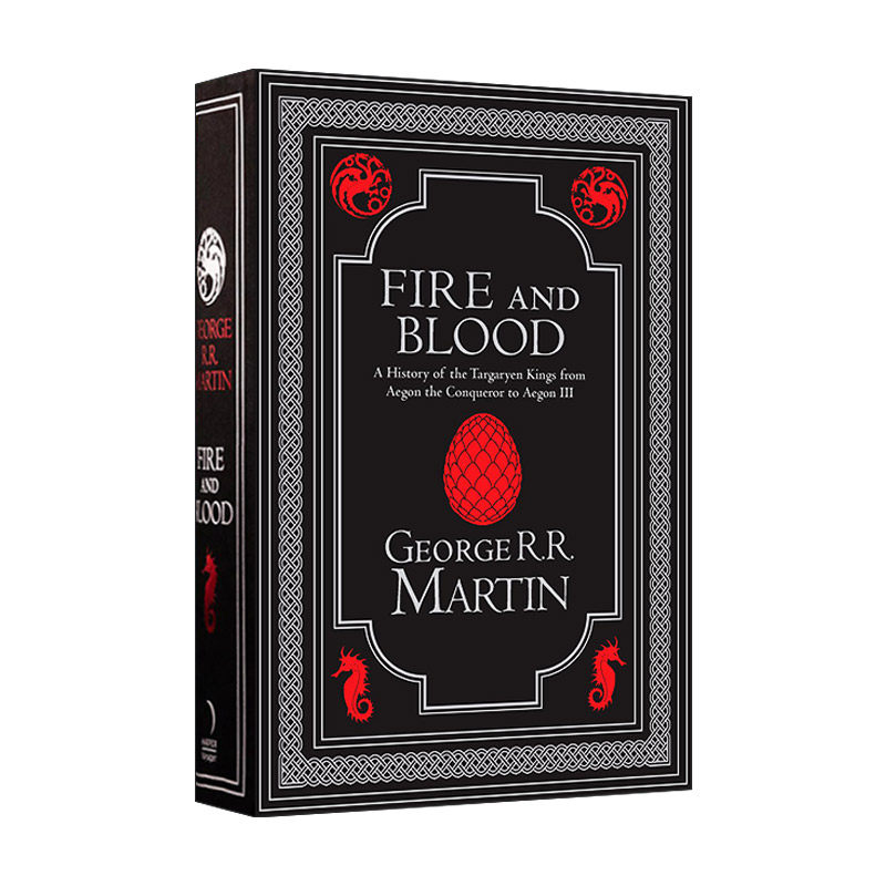 英文原版 Fire & Blood 冰与火之歌前传 火与血 权力的游戏300年前的故事 龙之家族原著 精装收藏版 英文版 进口英语原版书籍