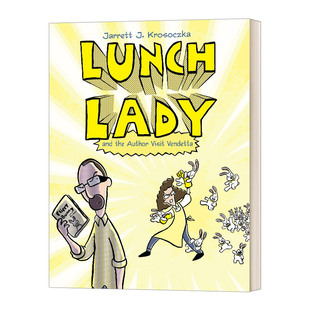 and 书籍 进口英语原版 食堂阿姨3 Lunch Lady 热血漫画 Author the 英文版 英文原版 Visit 儿童文学爆笑幽默故事漫画书 Vendetta