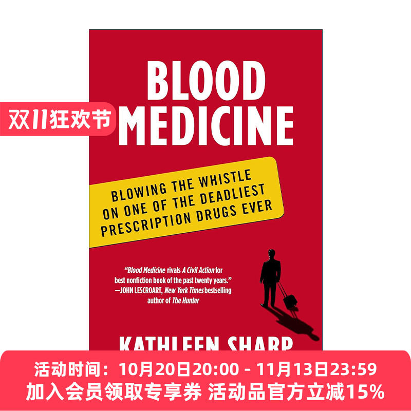 英文原版 Blood Medicine 血药 揭发有史以来致命的处方药之一 医学历史 Kathleen Sharp 英文版 进口英语原版书籍