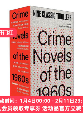 英文原版 Crime Novels of the 1960s 经典犯罪小说集 2册盒装套装 精装美国文库 英文版 进口英语原版书籍