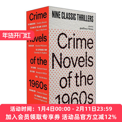 英文原版 Crime Novels of the 1960s 经典犯罪小说集 2册盒装套装 精装美国文库 英文版 进口英语原版书籍