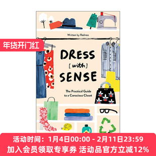 英文原版 Dress [With] Sense 衣服与感官 丰富衣柜的实用指南 英文版 进口英语原版书籍
