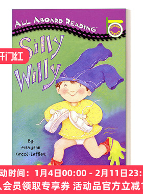 英文原版 Silly Willy 汪培珽一阶 All Aboard Reading系列 英文版 进口英语原版书籍