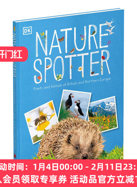 华研原版 自然观察者 英文原版 Nature Spotter 野生动物百科全书 儿童科普读物 英文版