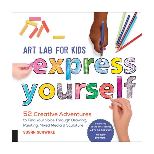 给孩子的艺术创作实验室 英文原版 Art Lab for Kids Express Yourself 通过艺术表达自己 英文版 进口英语原版书籍