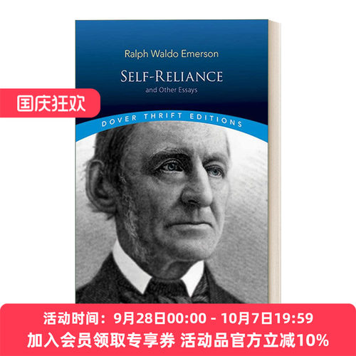 英文原版 Self-Reliance and Other Essays 自立 爱默生文集 英文版 进口英语原版书籍