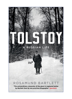 英文原版 Tolstoy 托尔斯泰大传 一个俄国人的一生 罗莎蒙德 巴特利特 英文版 进口英语原版书籍