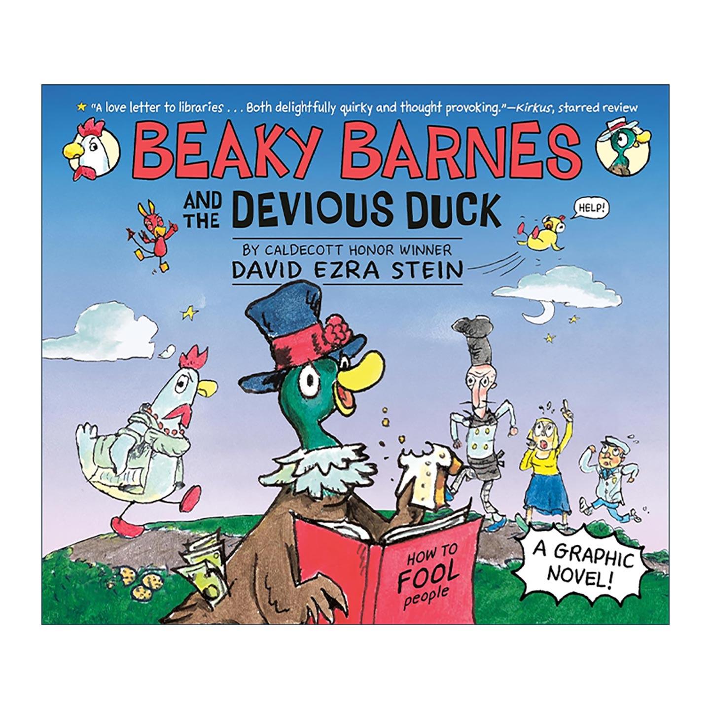 英文原版 Beaky Barnes and the Devious Duck 比克·巴恩斯 狡猾的鸭子 儿童幽默漫画 英文版 进口英语原版书籍
