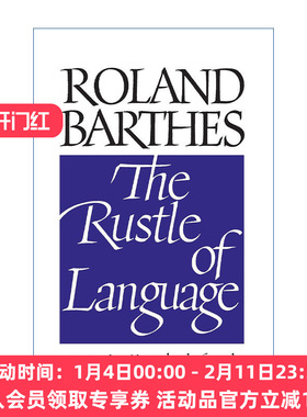 语言的轻声细语  英文原版 Rustle of Language 文艺批评文集 Roland Barthes 英文版 进口英语原版书籍