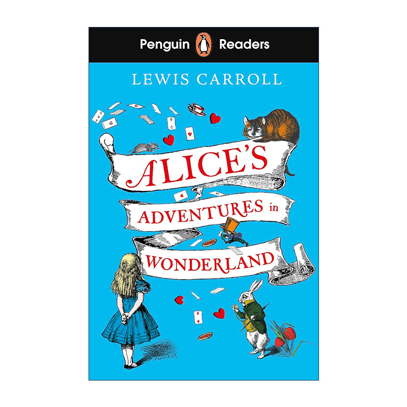 英文原版 Penguin Readers Level 2 Alice's Adventures in Wonderland 企鹅分级阅读2级 爱丽丝梦游仙境 英文版进口英语原版书籍 书籍/杂志/报纸 进口教材/考试类/工具书类原版书 原图主图