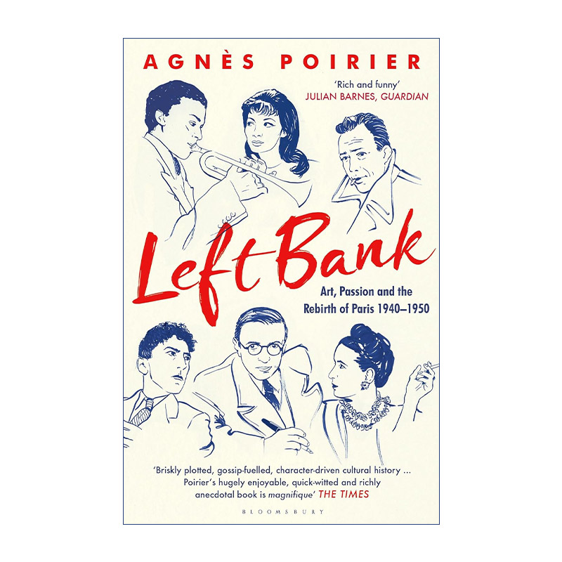 英文原版 Left Bank 巴黎左岸1940-1950 法国文艺最璀璨的十年 英文版 进口英语原版书籍