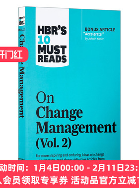 英文原版 HBR's 10 Must Reads on Change Management  Vol. 2 哈佛商业评论的变革管理的10篇必读材料，第2卷 英文版 进口英语书
